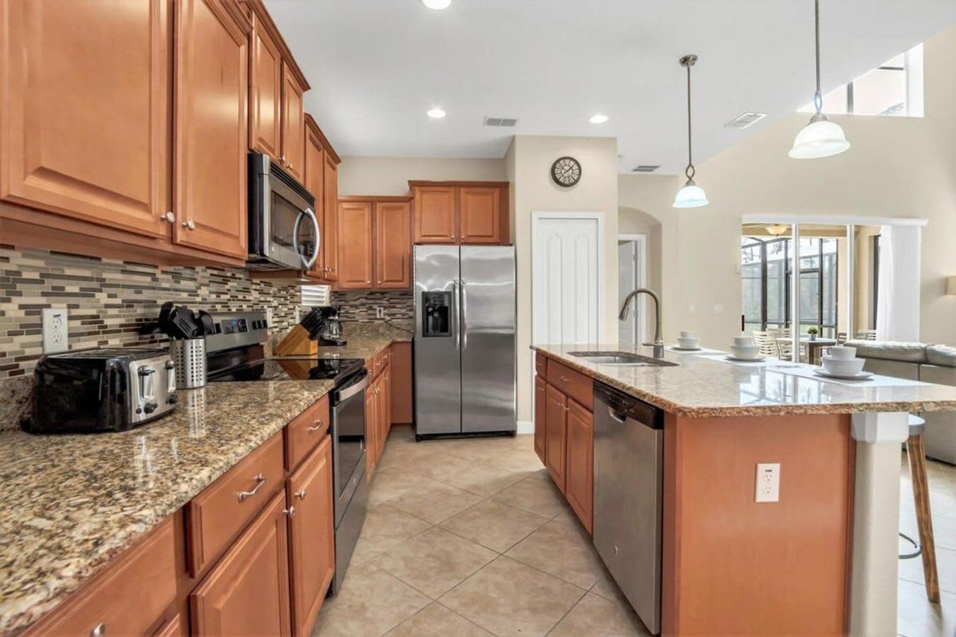 Near Disney - 5Br Home- Games Pool Hot Tub & Bbq Kissimmee Exterior photo